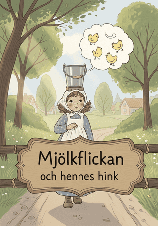 Mjölkflickan och hennes hink av Aisopos