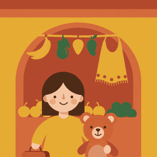 Tåget till marknaden av Sagobot