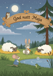 God natt, Maja av Sagobot