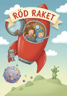 Röd Raket av Sagobot