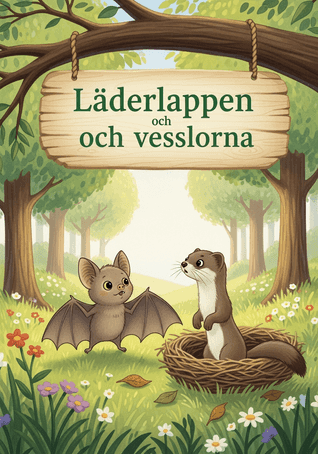 Läderlappen och vesslorna av Aisopos