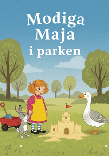 Modiga Maja i parken av Sagobot