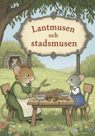 Lantmusen och stadsmusen av Aisopos